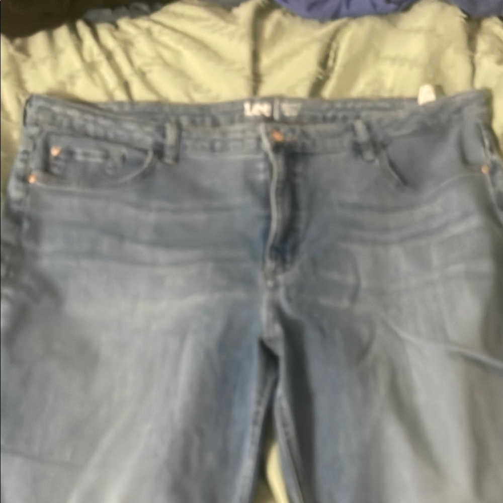 Lee Blue Straight Leg Jeans Classic Denim